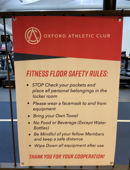 COVID-19 Prevention Signs in Wexford PA