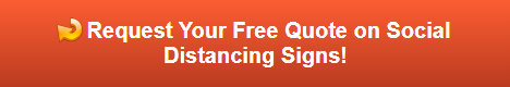 Free quote on social distancing signs in Wexford PA