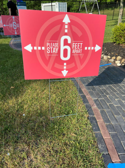 Wexford PA Social Distancing Signage