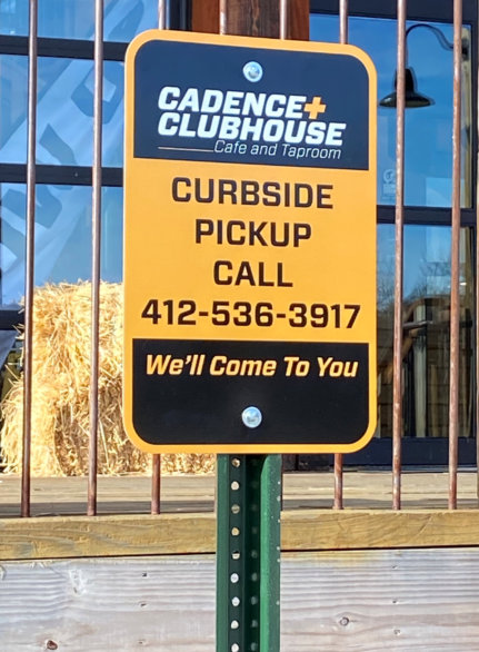 Curbside Parking Signs for Restaurants in Allison Park PA