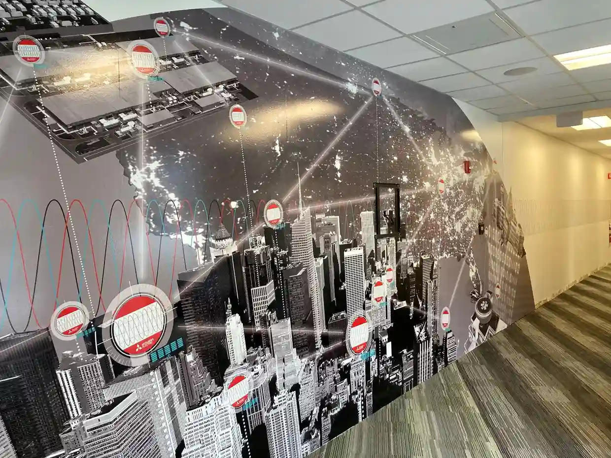 Cranberry Township Office Wall Murals » Sparks Signs and Graphics Cranberry Township Office Wall Murals