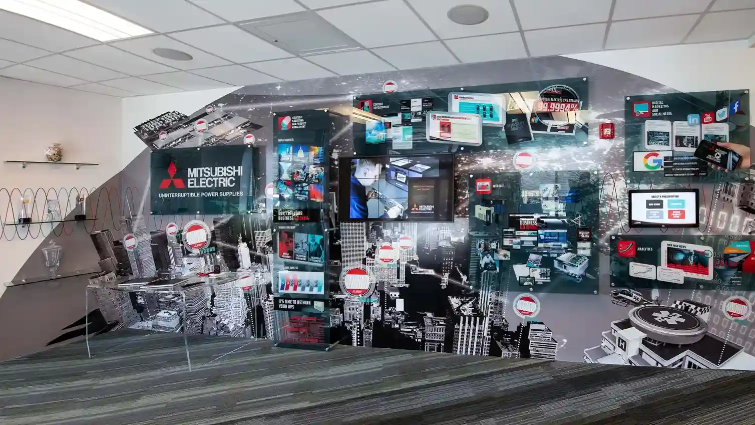 Office Wall Displays and Printed Graphics in Cranberry Township PA » Sparks Signs and Graphics Office Wall Displays and Printed Graphics in Cranberry Township PA