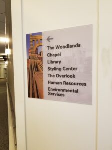 Interior wayfinding