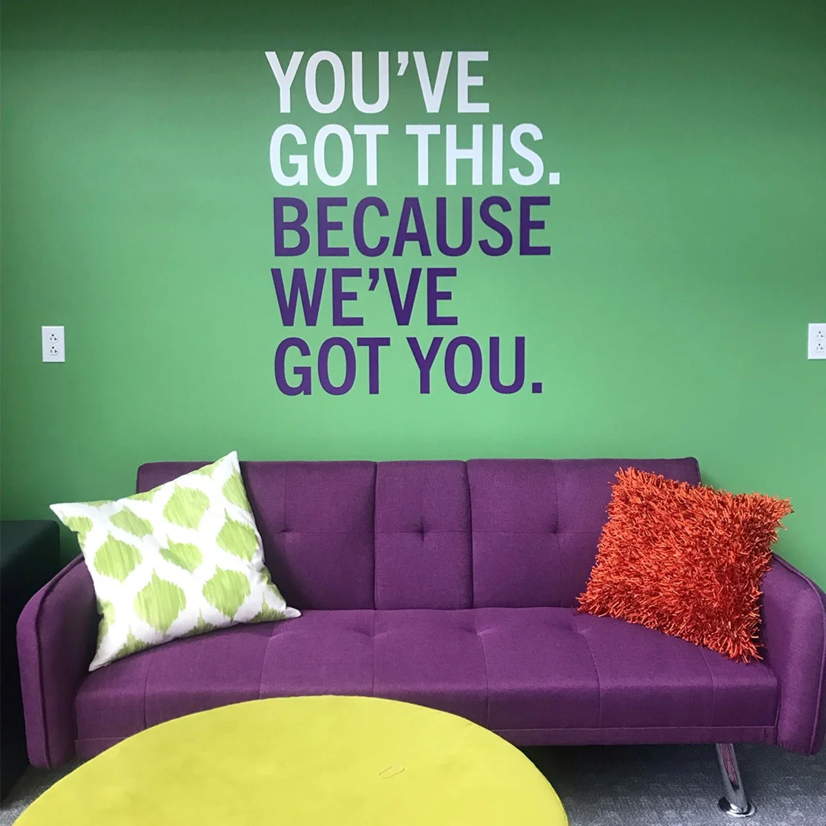 interior wall graphic and wraps