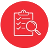 Design and proof icon representing concept development and approval process