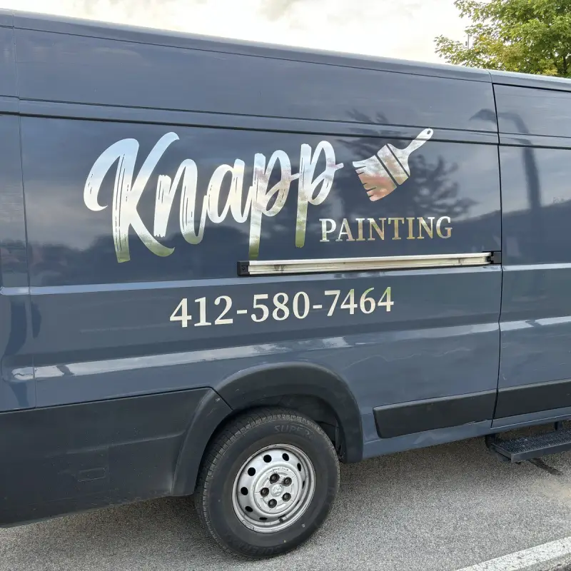 Knapp Painting Car Sign - Pittsburg PA